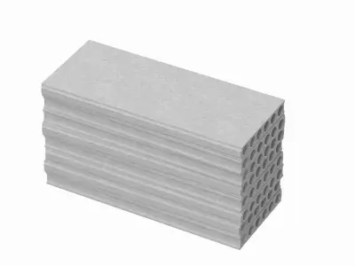 Stack Of Concrete Slabs 3D model
