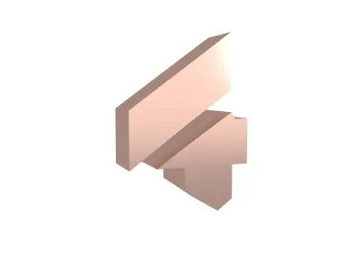 Sci-Fi Number 4 v1 011 Low-poly 3D model