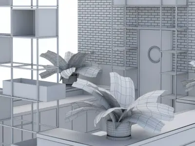 Restaurant Bar 17  3D model