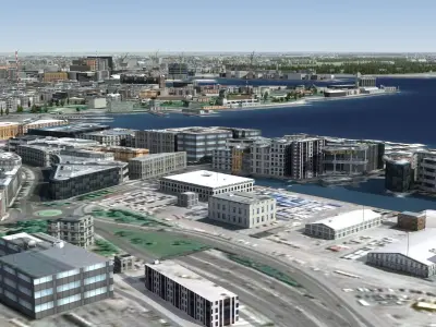 Oslo Norway Low-poly 3D model