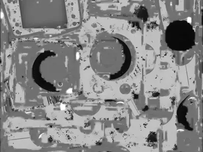 Retro Signal Detector 3D Model SciFi Locator Prop Low-poly 3D model