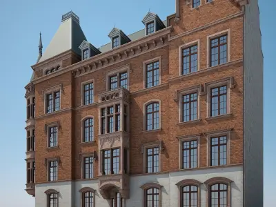 City Building 01 3D model