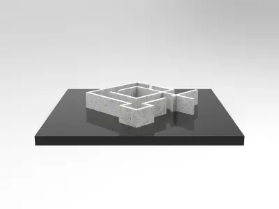 ARCHIPLAN 06 Low-poly 3D model