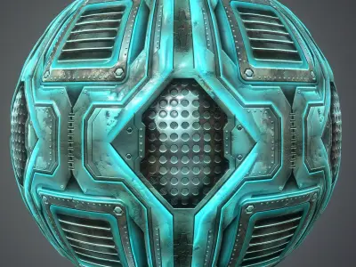 Scifi Vol 88 -  Game PBR Textures Texture