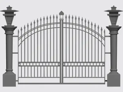 Classic Gate Door 3D print model