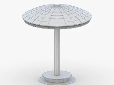 1389 - Table Lamp Low-poly 3D model