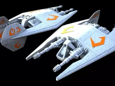 Babylon 5 Narn Frazi Fighter 3D print model