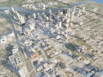 Austin city 3D model