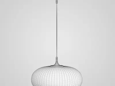Hanging Glass Lamp 40 3D model