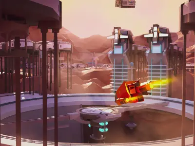 Space Station Low-poly 3D model