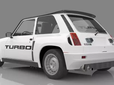 1980 Renault 5 Turbo 3D model