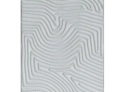 Villa Tani Rug in Beige 3D model