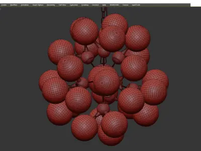Chelsea House Manhattan Chandelier Low-poly 3D model