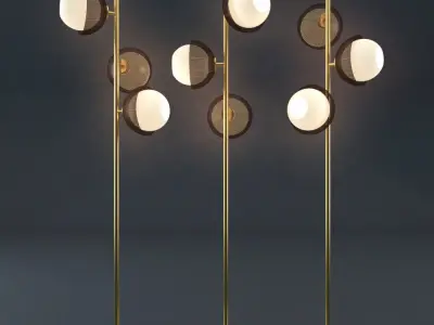 VeniceM urban floor lamp 3D model