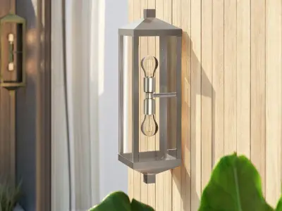Tucana Outdoor Wall Lantern - 3 Colour 3D model
