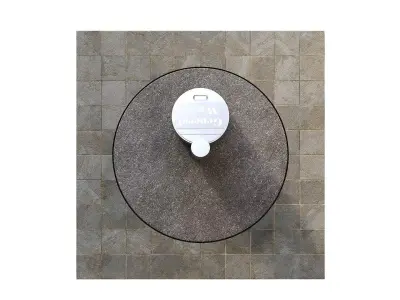 General Waste Container With Underground Storage 3D model