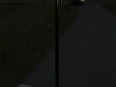  Street lamp Low-poly 3D model