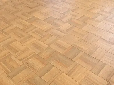 Parquet - Laminate - Wooden floor 4 in 1 Low-poly 3D model