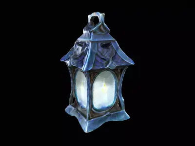 mystical stylized lantern 3D model