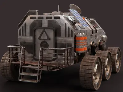 Mars Rover - Blender 3D model