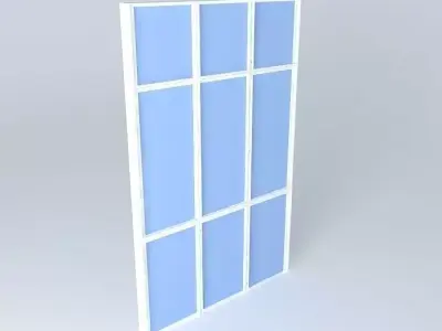 3 layer window Free 3D model