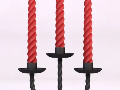 Candle holder Free 3D model