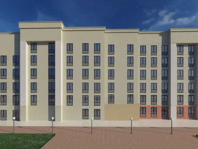 Hotel 3D model buy