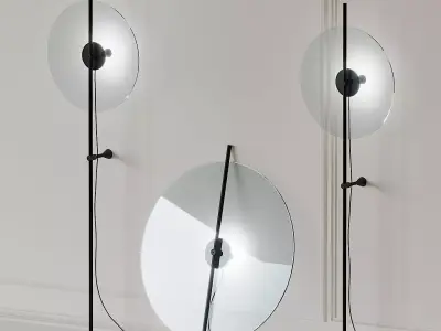 Secant Wall Lights by Daniel Rybakken 3D model