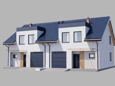 House 16 - Residential Building 3D model 3D model