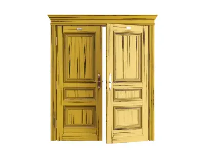 Doors Brothers French door 4 3D model