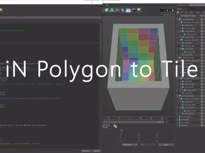 iN Polygon to Tile 3D model