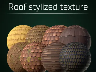 Roof Stylized Texture Texture