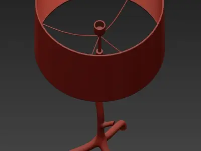 Porta Romana Twig Lamp Low-poly 3D model