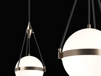 816037 Modena Lightstar Chandelier 3D model