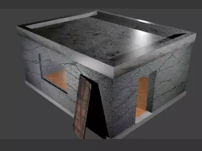 guard house Free low-poly 3D model