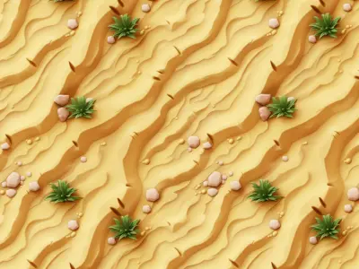  Stylized Sand Seamless Texture Texture