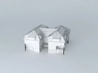 Panorama office building Free 3D model
