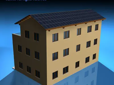 Ecological house2 3D model