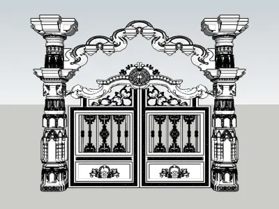 Entry Gate 3D print model