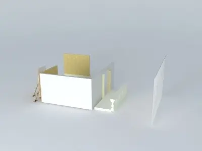 Film set house 3D model