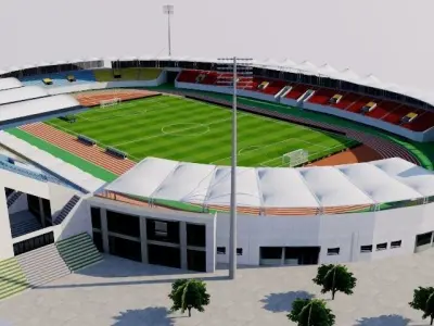 Seongnam Stadium - South Korea 3D model