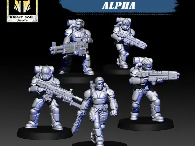 Scions of war Alpha 3D print model