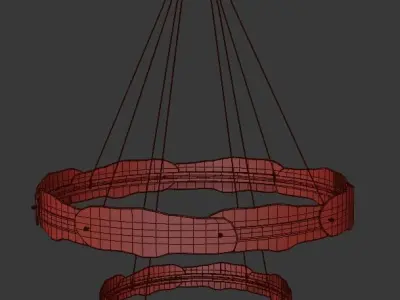 SOLSTICE TIERED PENDANT 3D model