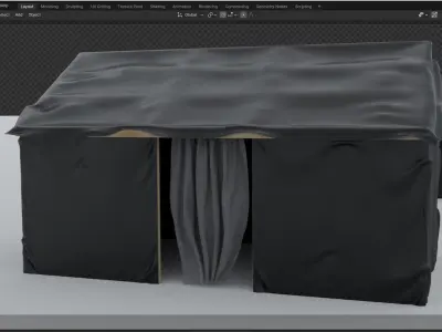 TENT HOUSE 3D model