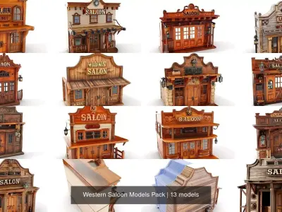 Western Saloon Models Pack