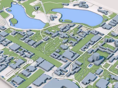 Basilica of the Sacred Heart United States 3D model