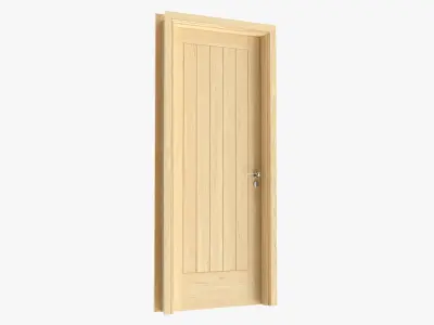 Door modern 01 3D model
