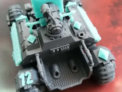 Wolf viking space marine ATV upgrades 3D print model