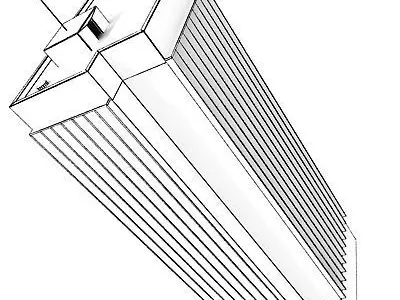 Tall Building 116 Low-poly 3D model