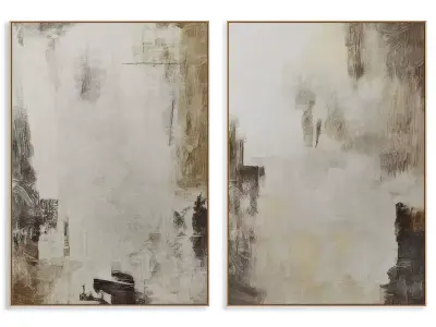Abstract Painting Frame set 3D model 608
